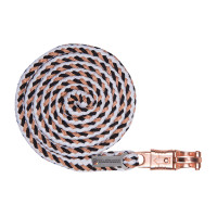 Longe Waldhausen Shine mosquetão antipânico Preto / branco / ouro rosé