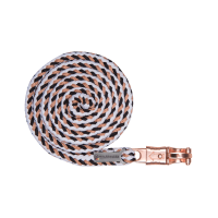 Longe Waldhausen Shine mosquetão antipânico Preto / branco / ouro rosé