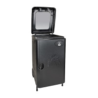 Mala com rodas Waldhausen para selas Preto