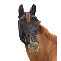 Máscara anti-moscas Waldhausen Premium 3 em 1 Preto Máscara anti-moscas Waldhausen Premium 3 em 1 Preto