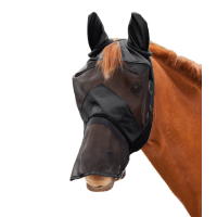 Máscara anti-moscas Waldhausen Premium 3 em 1 Preto Máscara anti-moscas Waldhausen Premium 3 em 1 Preto