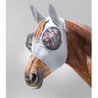 Máscara anti-moscas Waldhausen Puck Cinza prateado Cinzento