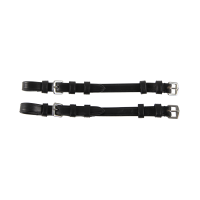 Bridões com argolas Waldhausen S-Line por par Preto