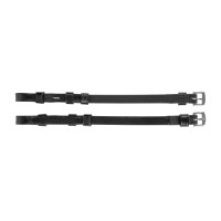 Bridões com argolas Waldhausen S-Line por par Preto
