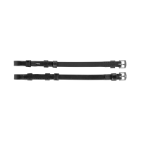 Bridões com argolas Waldhausen S-Line por par Preto
