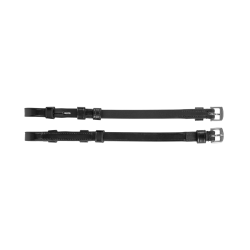 Bridões com argolas Waldhausen S-Line por par Preto