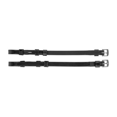Bridões com argolas Waldhausen S-Line por par Preto