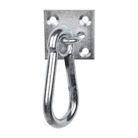 Mosquetão Waldhausen sobre placa Cinzento