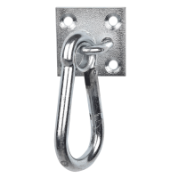 Mosquetão Waldhausen sobre placa Cinzento