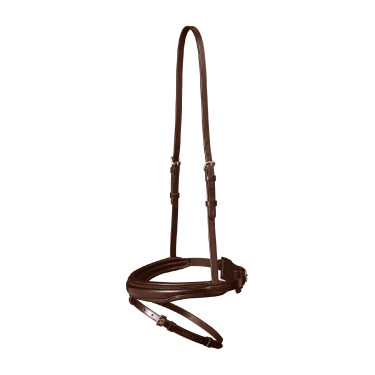 Muserola combinada Waldhausen S-Line Castanho