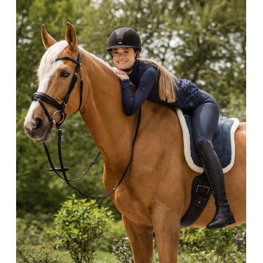 Almofada de montar sem sela Waldhausen Soft Azul noturno