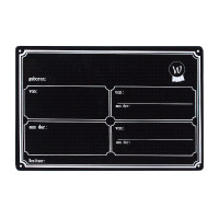 Painel de box Waldhausen metal Preto
