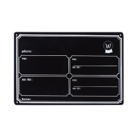 Painel de box Waldhausen metal Preto