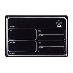 Painel de box Waldhausen metal Preto