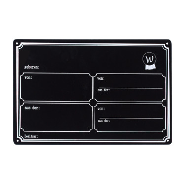 Painel de box Waldhausen metal Preto