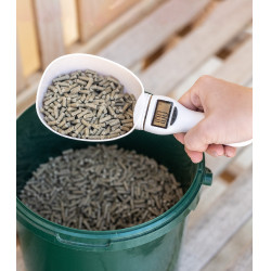 Pá digital para grãos Waldhausen Creme Bege