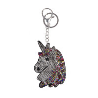 Chaveiro Waldhausen Unicórnio Prata / rosa