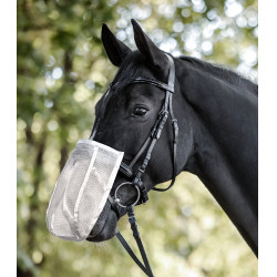 Protetor de focinho Waldhausen com proteção UV Cinza prateado Cinzento