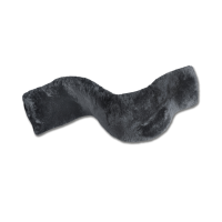 Protetor de cilha Waldhausen em pele de carneiro Preto