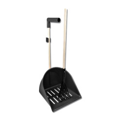 Pá coletora de esterco Waldhausen ShakerXL com ancinho Preto Pá coletora de esterco Waldhausen ShakerXL com ancinho Preto