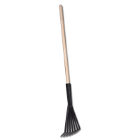 Ancinho Waldhausen para recolher estrume Preto