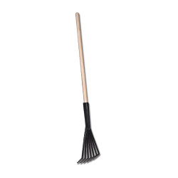 Ancinho Waldhausen para recolher estrume Preto