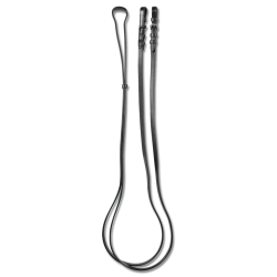 Rendas de bridão Waldhausen em couro com fivelas Preto