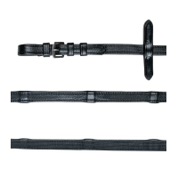 Rendas Waldhausen de couro e borracha Preto