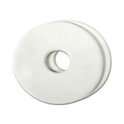 Anilhas de bridão Waldhausen Branco