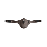 Cilha de barriga Waldhausen couro com elástico Castanho