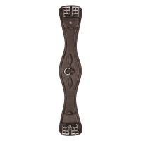 Cilha curta Waldhausen couro Comfort Castanho