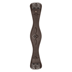 Cilha curta Waldhausen couro Comfort Castanho