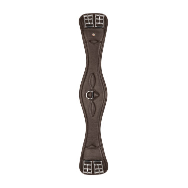 Cilha curta Waldhausen couro Comfort Castanho