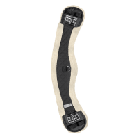 Cinta meia-lua Waldhausen curta tecido acolchoado Preto / natureza Cinta meia-lua Waldhausen curta tecido acolchoado Preto / natureza