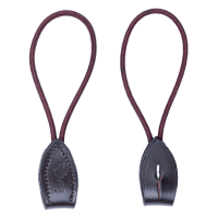 Tira de couro curta Pelham Beris com 2 unidades Castanho