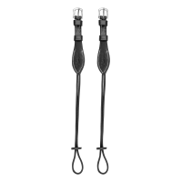 Montante de elevador Beris couro com 2 unidades Preto Montante de elevador Beris couro com 2 unidades Preto