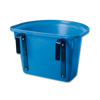 Balde-comedouro de porta Waldhausen sem alça Azul
