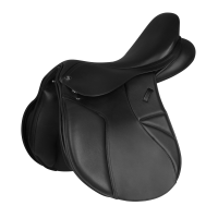 Sela de salto Waldhausen Comfort couro Preto