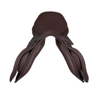 Sela de salto Waldhausen Comfort couro Castanho