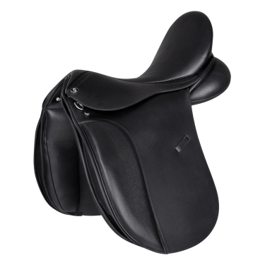 Sela de adestramento Waldhausen couro Comfort Preto