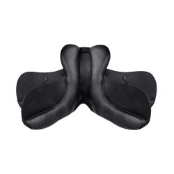 Sela de adestramento Waldhausen couro Comfort Preto