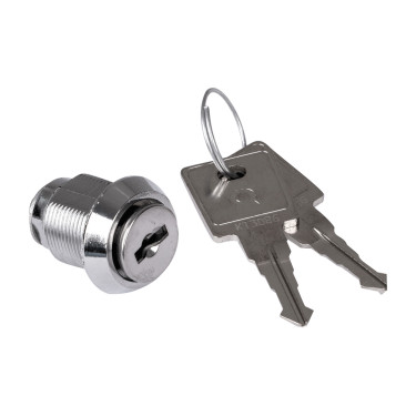 Fechadura cilíndrica Waldhausen para armário de sela e suspensa Cinzento