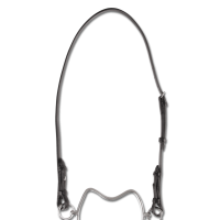 Cabeçada de couro Waldhausen para chifney Preto Cabeçada de couro Waldhausen para chifney Preto