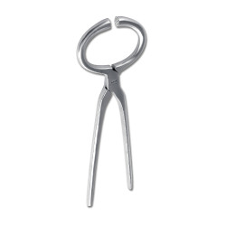 Tricoise Waldhausen para examinar os cascos Cinzento