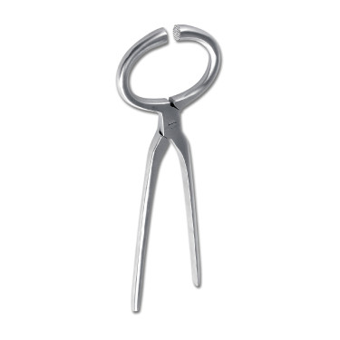 Tricoise Waldhausen para examinar os cascos Cinzento