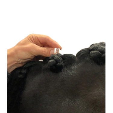 Acessório de trança Hes-Tec Quick Knot Deluxe padrão Branco