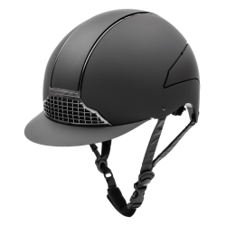 Capacete Swing H24 cromo Preto fosco