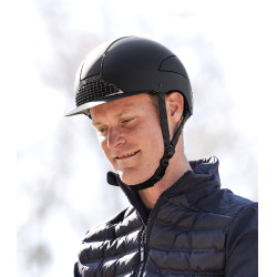 Capacete Swing H24 cromo Preto fosco