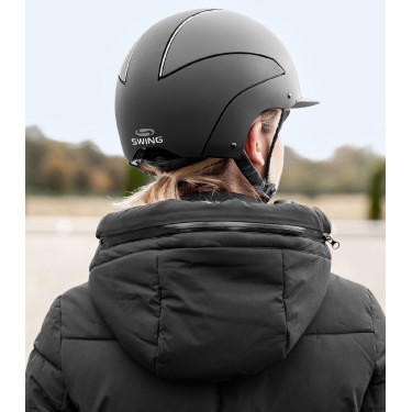 Capacete Swing H24 cromo Preto fosco Capacete Swing H24 cromo Preto fosco