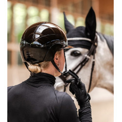 Capacete Swing H24 Lady glossy Preto brilhante